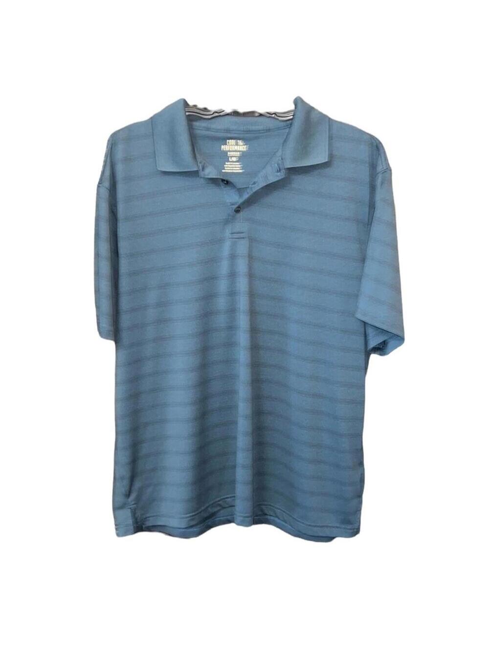 Haggar | Men's Blue Green Turquoise Polo | Size Large | NWOT | 0020